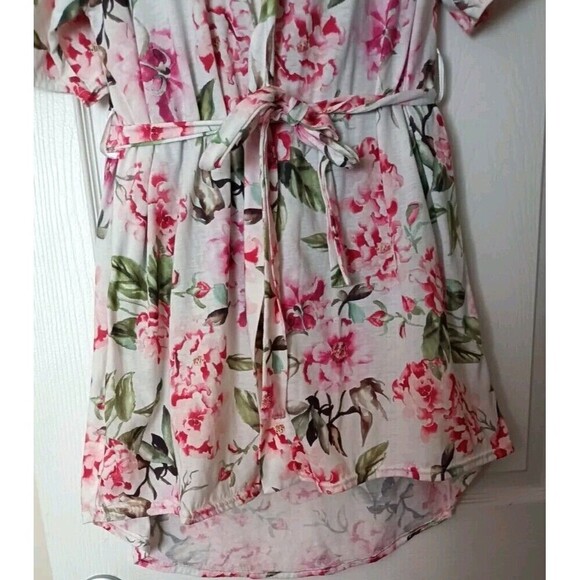 Show Me Your Mumu Brie Floral Robe One Size Garden of Blooms With Tie Romantic - Picture 8 of 10